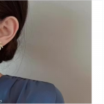 Eloria Combo Pack of 2 Korean Stud Earrings For Women And Girls