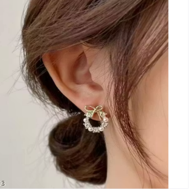 Eloria Combo Pack of 2 Korean Stud Earrings For Women And Girls