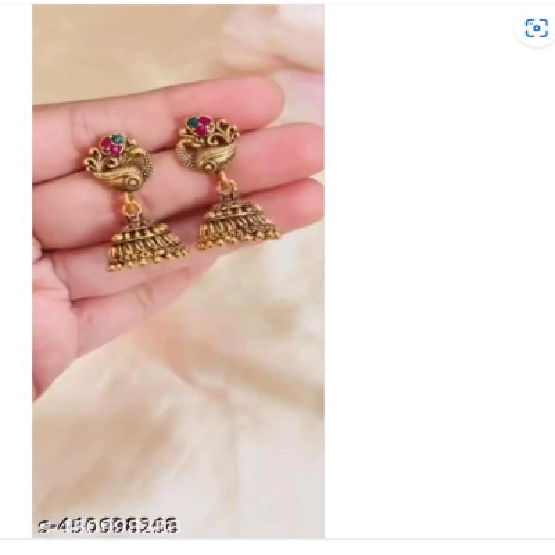 Women Daily Wear Ethnic Jhumka Earrings Set for Women (Pack of 6)